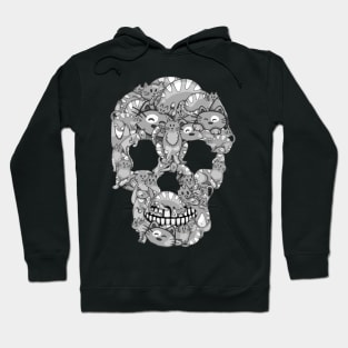 Cat Skull Kitty Skeleton Halloween Costume Gift Idea Hoodie